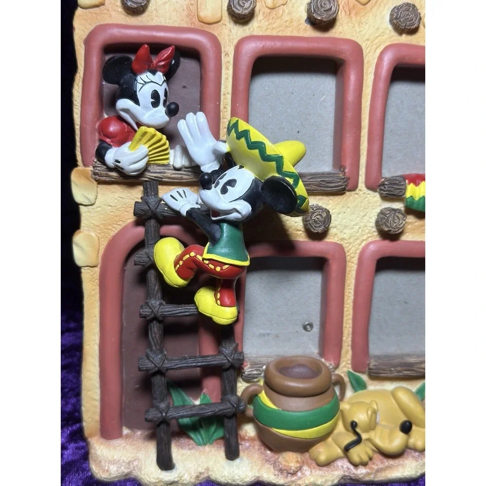 Mickey Mouse 3D Frame Minnie Mouse Mexican Hacienda Pluto Disney‎ Store